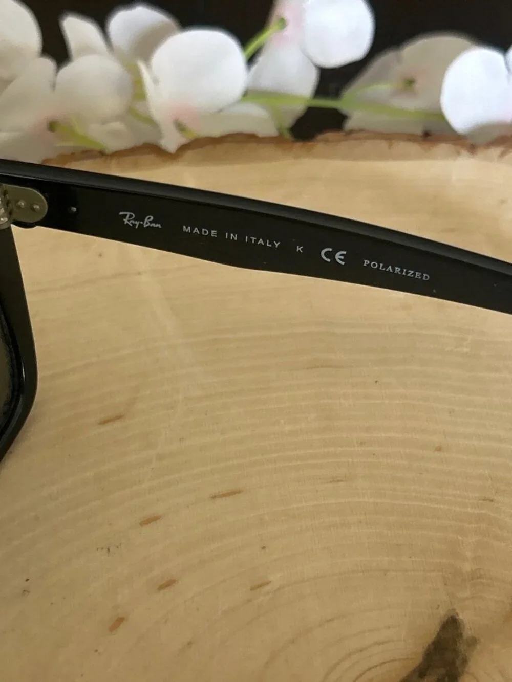 Ray-Ban Wayfarer Polarized Sunglasses Black Frame Men Women Classic Style RB4148 - Picture 8 of 11